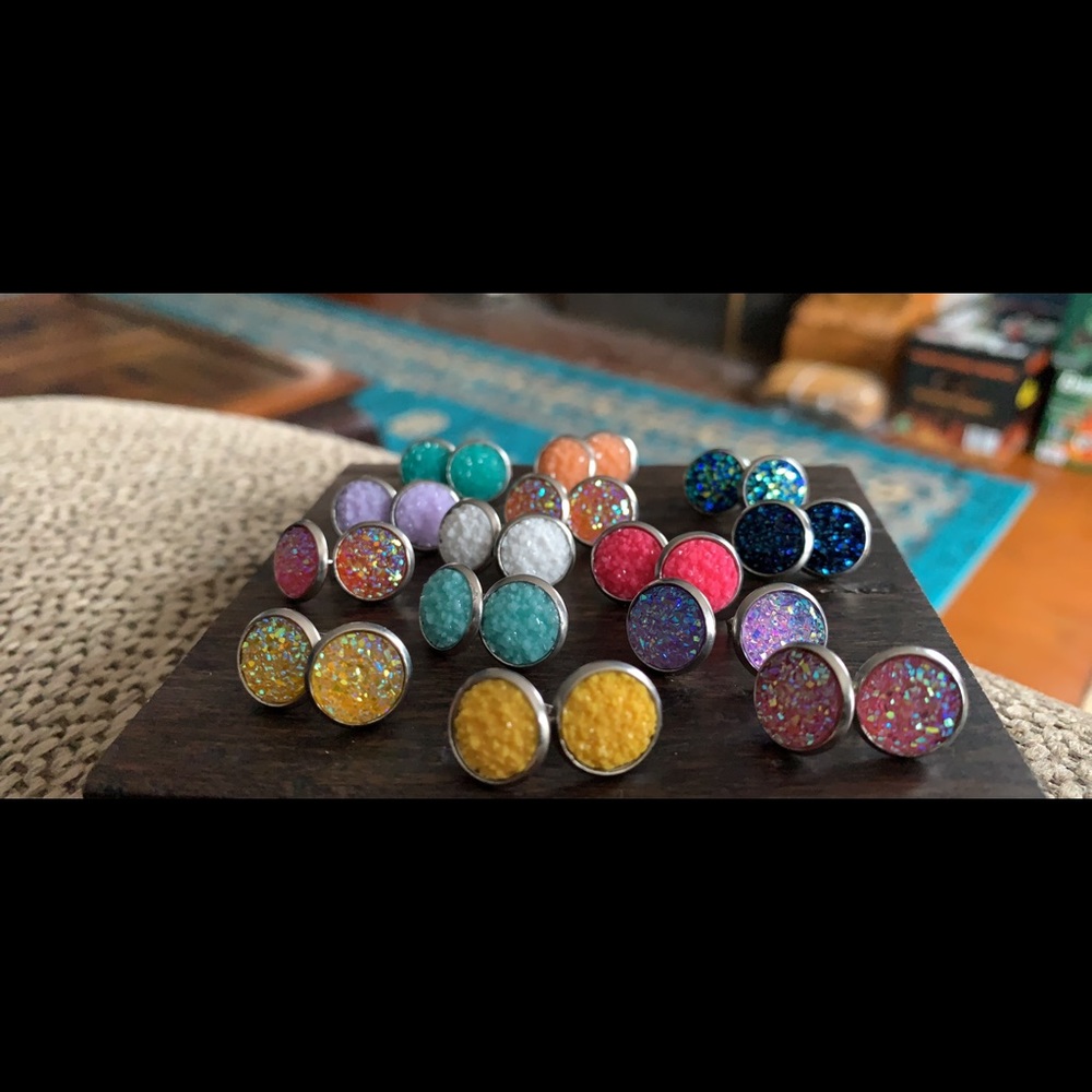 Druzy earrings